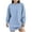 Blue, variant on Fashion Oversize Sweatshirt for Women Trendy Striped Colorblock Dresses Juniors Comfy Round Neck Long Sleeves Blouses Drop Shoulder Dress Clothes,Blue,Medium
