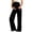 Black, variant on Maternity Dress Yoga Pants with Pockets Over The Belly Stretchy Work Slack Pregnancy Wide Leg Lounge Trousers,Army Green,S