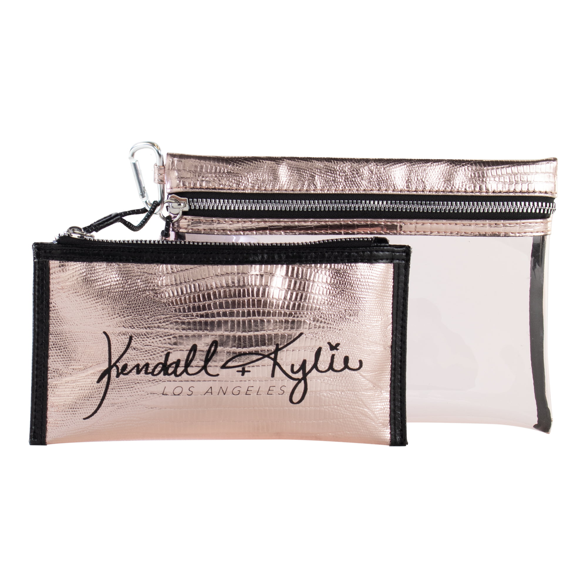 Kendall + Kylie Removable Double Zip Pouch - Walmart.com