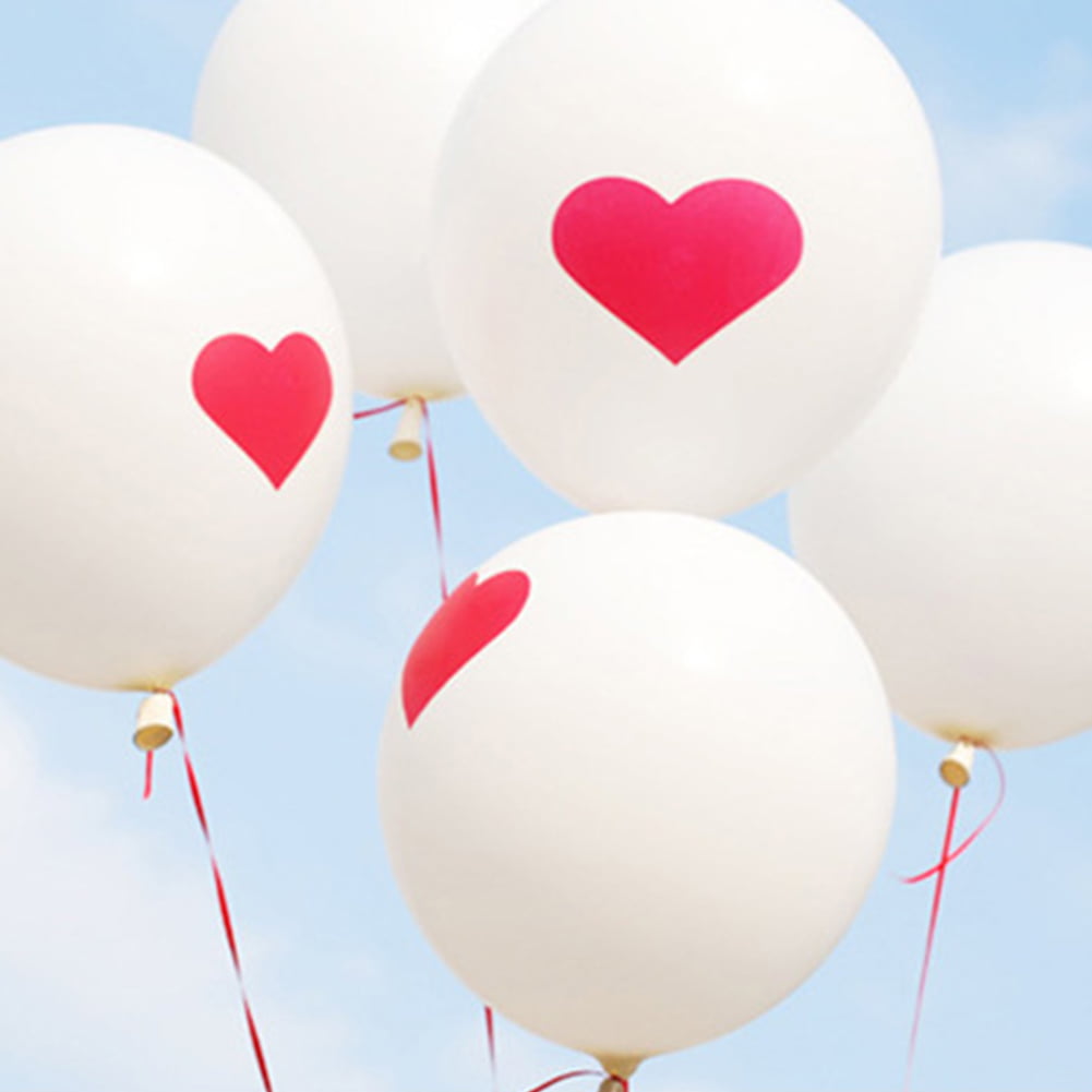 10x Love Heart Balloon Float Air Balls Wedding Birthday XMAS Party