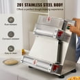 thumbnail image 5 of KFFKFF Automatic Pizza Dough Sheeter, Electric 390W, Produces 260 Dough Sheets Per Hour, 3-15 Inch Press, Adjustable Thickness, Stainless Steel, Ideal for Pasta Making Equipment, 5 of 9