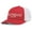 Red/White, variant on Mens Trump Christmas Hat Trump Make America Say Merry Christmas Again Patriotic Embroidered Trucker Hat, Red/White