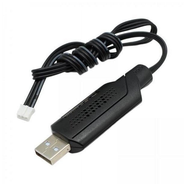 Cable de carga USB,Cable de carga USB Cargador de avión para WLtoys,RC Avión RC Quadcopter Drone Cargador,Helicóptero de Control Remoto Juguetes para niños,Cable de carga USB para Drones de