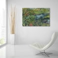 thumbnail image 6 of Epic Art 'Peaceful Pond' by Carol Rowan, Acrylic Glass Wall Art, 36"x24", 6 of 8