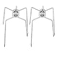 thumbnail image 1 of Fourchette de Rôtissoire, Fourchette de Rôtissoire Portable à 4 Griffes 2 Pcs Électroplaquée pour Rôtir la Chèvre, 1 of 7