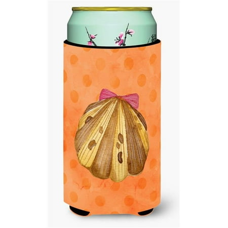 

Sea Shell Orange Polkadot Tall Boy Beverage Insulator Hugger