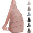 thumbnail image 1 of Bolsa Tuwubi Crossbody Antirrobo Impermeable 3.2L Rosa, 1 of 7