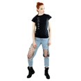 thumbnail image 4 of La Ligue des Justiciers T-Shirt en Coton pour Femmes à Logo Pulvérisé, 4 of 5