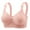 Pink, variant on Women's Printed Mesh Bra - Dual Straps No Underwire Breathable Support for Large Size Daily Wear