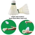 thumbnail image 3 of Volantes de bádminton CHAO 12 paquetes de plumas de ganso, 3 of 5