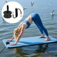 thumbnail image 3 of 1 Set Floating Water Mat Tether Kit Floating Lily Pad Tether Grommets Kit Prevent Drifting Away All Foam Water Pads Secure Mooring Strap, 3 of 8