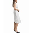 thumbnail image 3 of Derek Lam 10 Crosby womens  Nera Ruched Button Down Dress, 4, White, 3 of 5