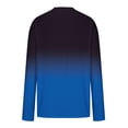 thumbnail image 4 of Chemise à Manches Longues pour Hommes, Chemises à Manches Longues pour Hommes, T-Shirt à Col Dégradé Manches Longues Chemise de Base Unie Haut Blouses à Manches Longues Col Rond, Chemises pour Hommes Manches Longues, 4 of 4