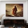 thumbnail image 2 of HFDF Jesus 24 Canvas Art Home Decor Wall Art Print Poster Painting Medium 16x12inch Framed, 2 of 6