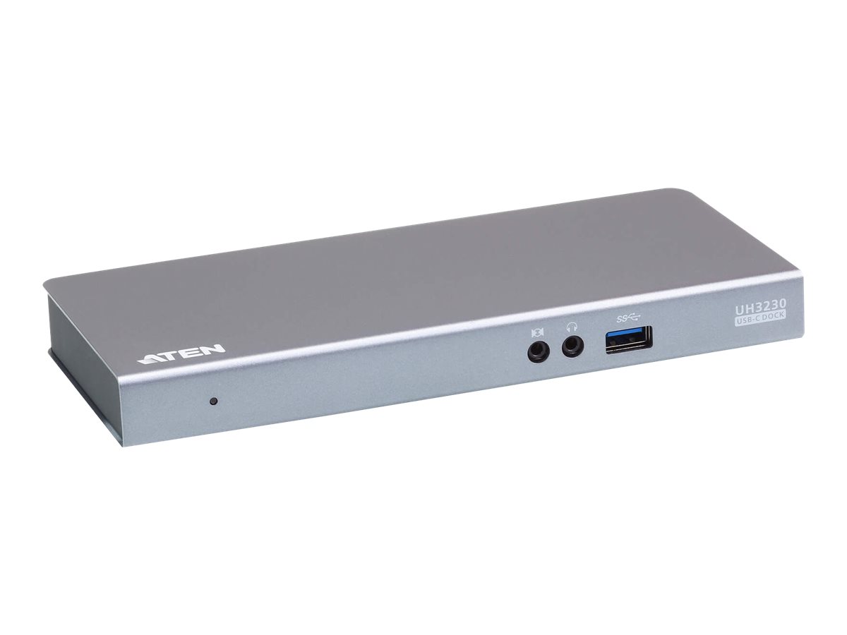 ATEN UH3230 - Docking station - USB-C / Thunderbolt 3 - HDMI, DP - GigE
