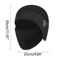 thumbnail image 3 of Arghm Face Protection Hood,Cycling,Winter,Windproof,Warm,11.81x9.84in,Fleece,Mesh,Ski Goggles,Cycling Glasses, 3 of 9