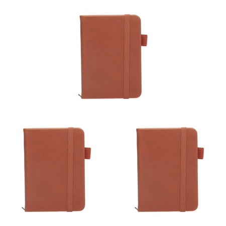 RZDLIZJ 1Pc A7 Lined Pocket Notebook Portable Thick Paper Journal with Pen Holder Small Compact Memo Book for Daily Note Taking List Making Travel Journaling Recording