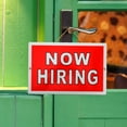 thumbnail image 5 of LOLIPPYY Now Hiring Sign for Business, Office, Restaurant - and Clear Hiring Notice Sign, 5 of 7