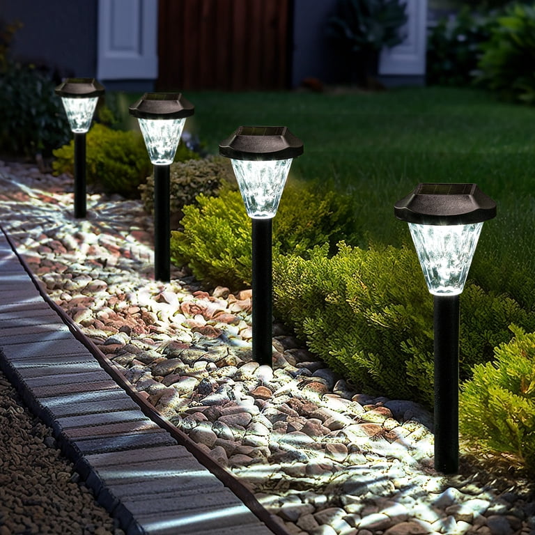 Gigalumi Solar Pathway Lights, 8 Pack Cold White photo 2