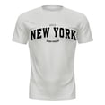 thumbnail image 4 of Men Casual Graphic T Shirt Fashionable Streetwear Top Everyday Wear, L, Light Gray, 4 of 4
