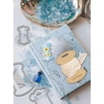 thumbnail image 4 of 2 Troqueles de acero al carbono con soporte para hilo, plantillas para manualidades, scrapbooking y decoración de tarjetas., 4 of 8