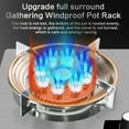 Wobythan 2 Burner Timing Gas Stove Desktop/Embedded Liquefied Gas