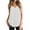 White, variant on Giftesty Khaki Tank Top for Women Women's Summer Fashion Solid Color Hem Lace Casual Versatile Vest T-Shirt