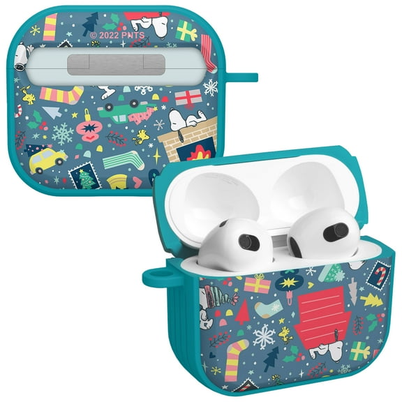 Peanuts Christmas HDX Case Cover Compatible with Apple AirPods Gen 3 (Holiday Happiness) by Affinity Bands