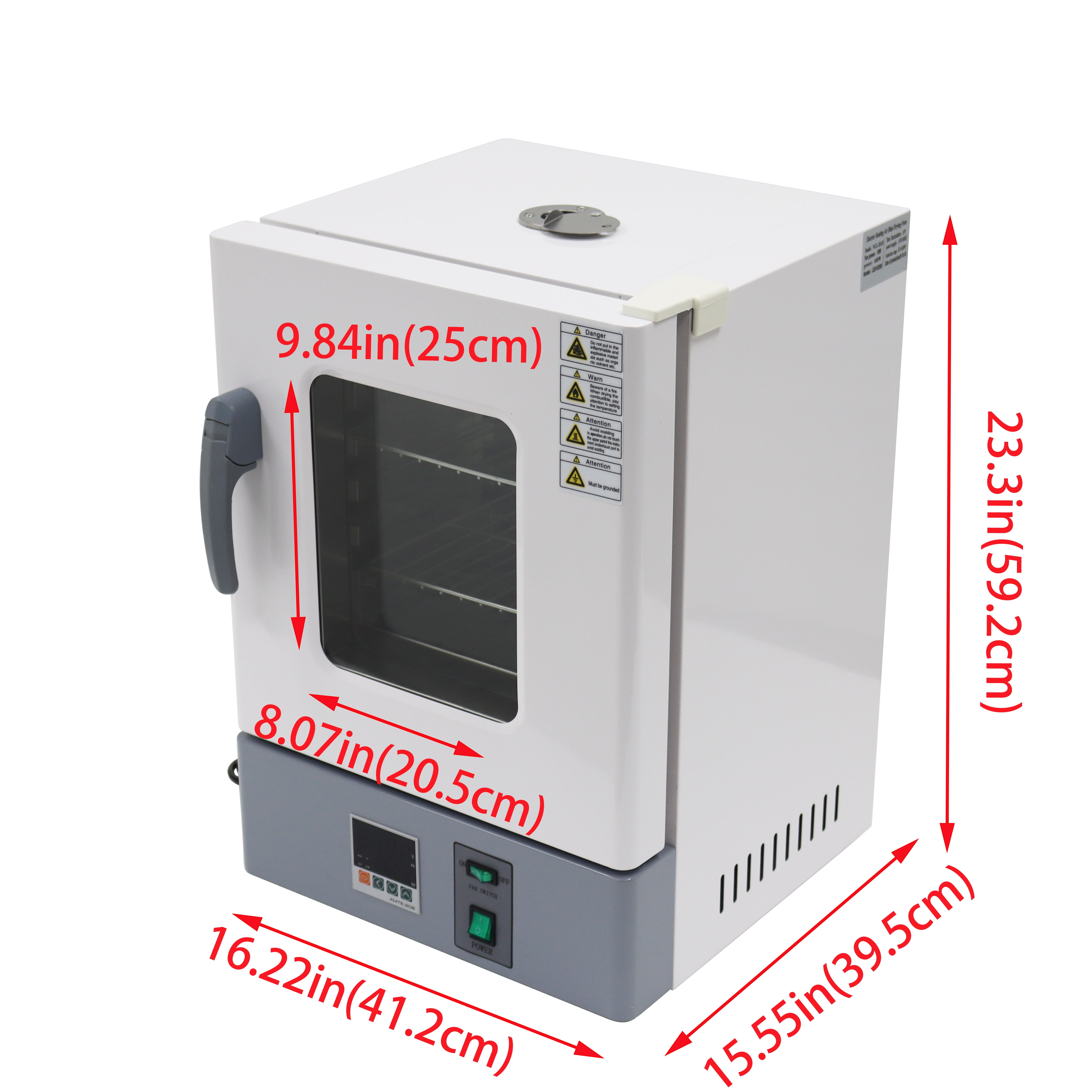 Electric Hot Blast Drying Oven Digital Forced Air Convection Drying Oven for Industrial Lab 110V