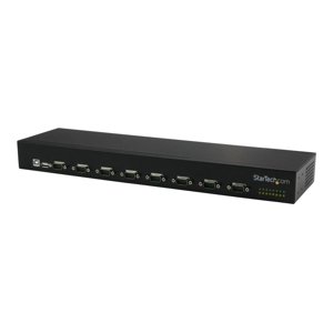 StarTech.com USB vers le Hub Serial - 8 Port - COM Conservation des ports - Rack Mount et Daisy Chainable - FTDI USB à RS232 Le centre (ICUSB23208FD) - Adaptateur série - USB 2.0 - RS-232 x 8 - noir