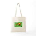 thumbnail image 5 of CafePress - 1970 Botswana Giraffe Christmas Postage Stamp Tote - Unisex Canvas Tote Bag, Beige, 1-Piece, 5 of 6