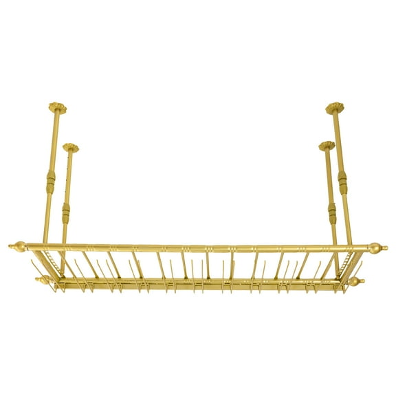 47.24in Wine Ceiling Rack, Hanging Bar Glass Rack&Hanging Bottle Holder Adjustable Shelf Champagne