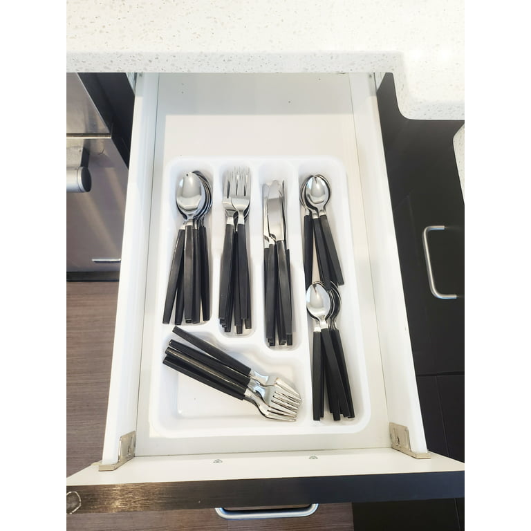 Mainstays Complete Kitchen Gadget Set in Storage Tray - Black & White - 1 Each