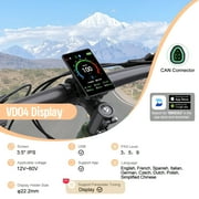 BAFANG Mid Drive Kit 750W BBS02B Electric Bike Conversion Kit 48V Ebike Conversion Kit for 68-73MM Mountain Bike Road Bike VD04 Display and 48V20Ah Shark Battery