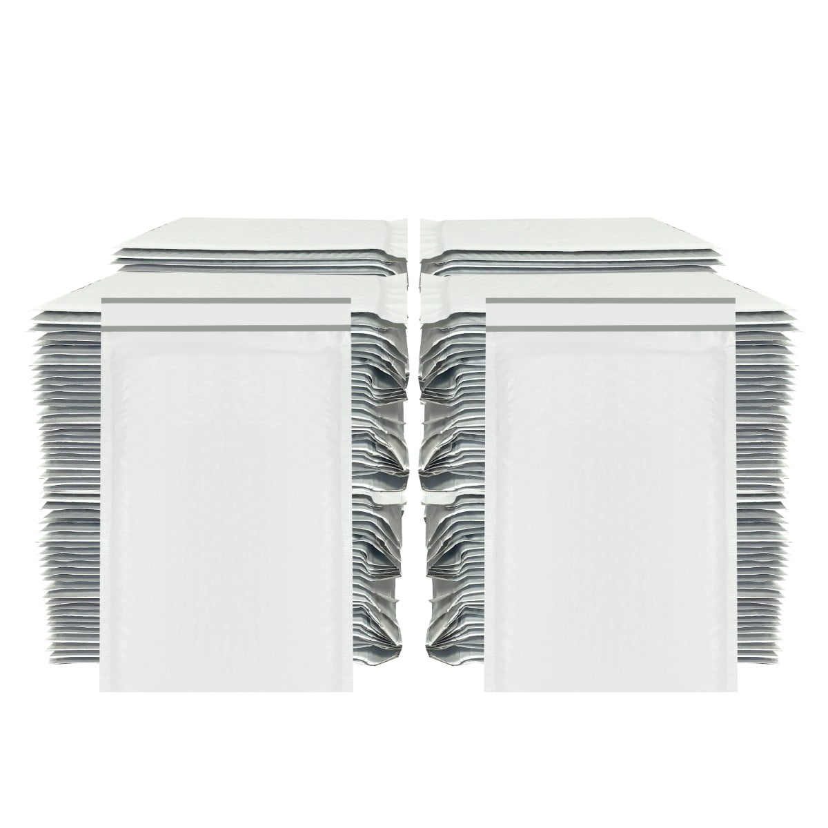 StarBoxes 200 Poly Bubble Mailer Bags 7.25x12" #1 Pouches Envelopes White