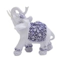 thumbnail image 2 of Estatua De Elefante Decorativa Eventura De Elefante Decoración Del Hogar, Figura De Resina De Porcelana Azul Y Blanca Para, 2 of 7