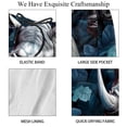 thumbnail image 4 of luoweisi Men's Beach Shorts Quick Dry Swim Trunks with Mesh Lining Abstract Rhinoceros L, 4 of 5