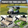 thumbnail image 4 of Whosucclay Rabbit Tulip Egg Golf Cart Seats Cushion Cover, Breathable Elastic 4 Front Pockets Golf Cart Seat Cover for Yamaha EZGO Club Car, 52.36" x 32.28", 4 of 7