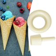 thumbnail image 1 of Máquina para hacer conos de helado, rodillo para hacer tortillas y gofres, accesorios para herramientas, repostería, helados, gofres y rollos de huevo 2 piezas Macarena Fabricante de conos, 1 of 8
