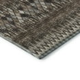 thumbnail image 4 of Addison Rugs Mayfield Washable Transitional Chevron, Argyle Brown Rectangle Rug, 9' x 12', 4 of 6