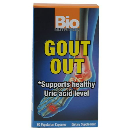 Bio Nutrition Gout Out Vegetable Capsules, 60 Ct