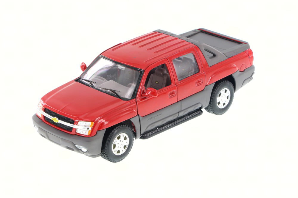 WELLY 2002 CHEVROLET AVALANCHE RED 1:34 DIE CAST METAL MODEL NEW IN BOX 