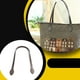 thumbnail image 4 of Sonducket Bolso de cuero PU cuerdas bandolera bandolera correas suaves accesorios de reparación decoración reemplazo DIY accesorio negro Bolsas de mensajero y de hombro Café oscuro, 4 of 6