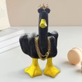 thumbnail image 3 of Figura de pato FLhrweasw de resina 15 Cm regalo de Escritorio Creativo negro, 3 of 7