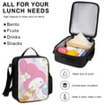 thumbnail image 5 of Kuromi And My Melody 3 Piece Backpack Set With Lunch Box And Pencilcase Casual Bookbag, 5 of 6