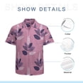 thumbnail image 7 of High Quality Hawaiian Shirts for Men Short Sleeve Aloha Beach Shirt Floral Summer Casual Button Down Shirts Blouses XEZD8I, 7 of 7
