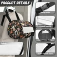 thumbnail image 6 of ZIATUBLE Floral Cow Toilet Paper Holder Dustproof Hanging Toilet Paper Cover Stain Resistant Paper Towel Roll Dispenser Easy to Clean Paper Pouches for Organization Portable Travel Bags, 6 of 7