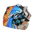 thumbnail image 2 of Tanjiro Kamado Unisex Slouchy Kids Beanie Warm Hats Knit Hat Cap Foldable Hats Soft Stretch Pullover Cap, 2 of 9