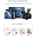 thumbnail image 5 of BESTEK 220V to 110V Step Down Voltage Converter 300W, International Travel Power Adapter with 2 USB-C PD 20W Fast Charging & 2 USB-A, 3 AC Converter for US Devices in EU/UK/AU/JP/India/South Afric, 5 of 10