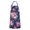 Pioneer Flower Floral-3, variant on Pioneer Flower Floral Print Pattern Apron-Garden Aprons for Women with Pockets-Cotton Linen Waterproof Kitchen Cooking Gardening Aprons Adjustable for Kitchen,Cooking,BBQ and Salon 33x27 Inch